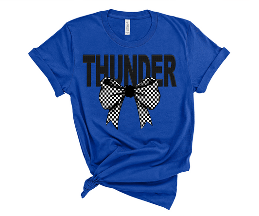 Thunder Coquette Checker Bow Digital Download