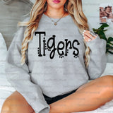 Tigers Dotted Doodle Digital Download