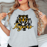 Tigers  Checkered Background PNG Digital Download