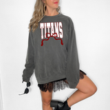 Titans Team Arch with Bow White/Maroon Digital Download