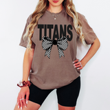 Titans Coquette Checker Bow Digital Download