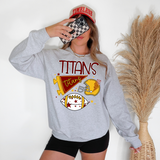 Titans Football Retrocollage Digital Download