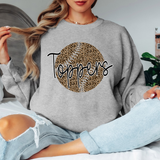 Toppers Leopard Baseball Black & White Digital Download