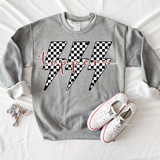 Toppers Retro Bolt Black & White Checker Teams Digital Download