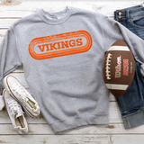 Vikings Retro Team Oval Digital Download