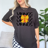 Vikings Basketball Bow Team Repeat Gold/Black Digital Download