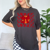 Vikings Basketball Bow Team Repeat Red Digital Download