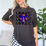 Vikings Basketball Bow Team Repeat Royal Blue/Black Digital Download