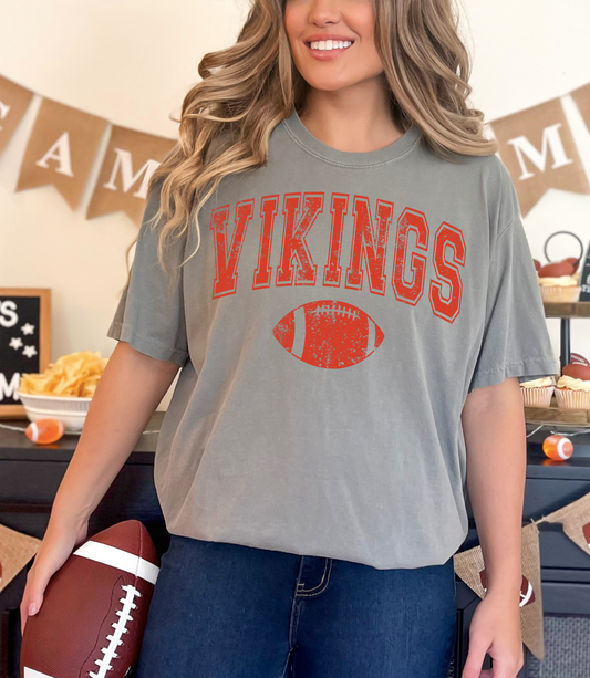 Arched Vikings Football PNG Digital Download