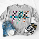 Vols Retro Bolt Checker Teams Neon Outline Digital Download
