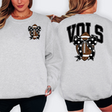 Vols Black Football Arched Team Bow Digital Download