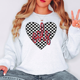 Vols Retro Checker Heart Digital Download