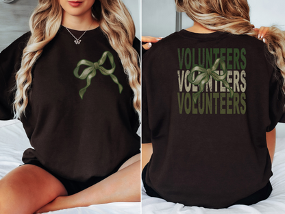 Volunteers Repeat Camo Green Bow Digital Download