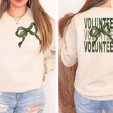 Volunteers Repeat Camo Green Bow Digital Download