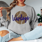 Wardogs Leopard Baseball Royal Blue & Black Digital Download