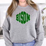 Bison Warped Two Color Game Day Digital Download