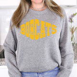 Bobcats Warped Two Color Game Day Digital Download