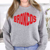 Broncos Warped Two Color Game Day Digital Download