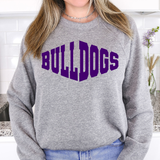 Bulldogs Warped Two Color Game Day Digital Download