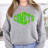 Comets Warped Two Color Game Day Digital Download