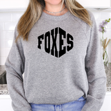 Foxes Warped Two Color Game Day Digital Download
