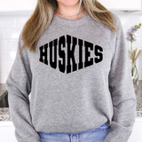 Huskies Warped Two Color Game Day Digital Download