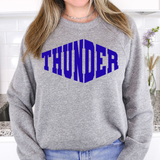 Thunder Warped Two Color Game Day Digital Download