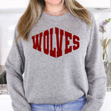 Wolves Warped Two Color Game Day Digital Download