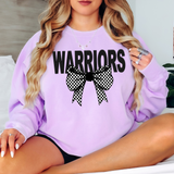 Warriors Coquette Checker Bow Digital Download