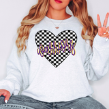 Warriors Retro Checker Heart Digital Download