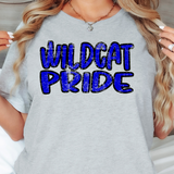 Wildcat Pride Grunge PNG Digital Download