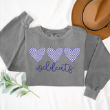 Wildcats Checker Heart Trio Digital Download