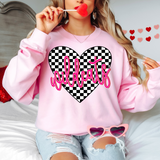 Wildcats Valentine Checker Heart Digital Download