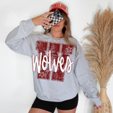 Wolves Stripes Varsity Team Digital Download