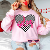 Wolves Valentine Checker Heart Digital Download