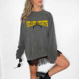 Yellow Jackets Team Arch with Bow Yellow/Black Digital Download