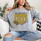 Yellow Jackets Cheer Glitter Digital Download