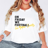 Yellow Jackets Yellow On Friday We Football Digital Download